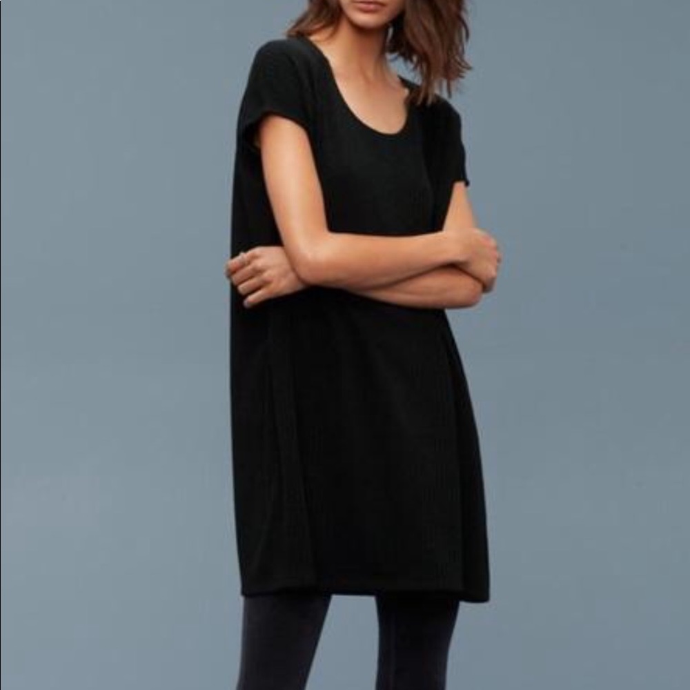 Aritzia Wilfred Free Lorelei Dress- Black- Size S